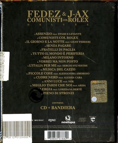 comunisti col rolex cd canzoni|Fedez, J.